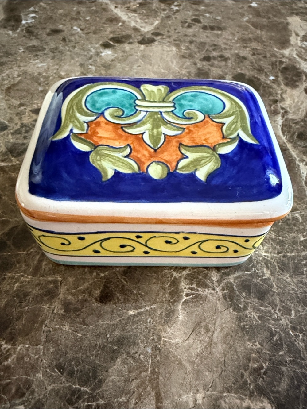 Sambuco Deruta Made in Italy Keepsake box